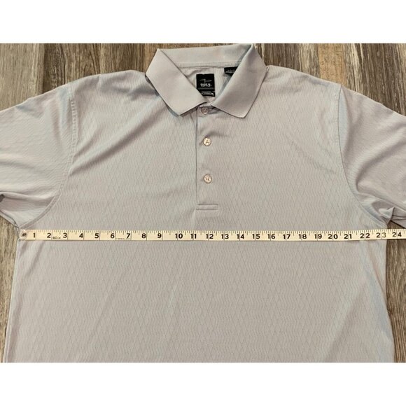 Page & Tuttle Mens Cool Swing Polo Shirt Gray Golf Short Sleeve Size Large - Picture 9 of 12
